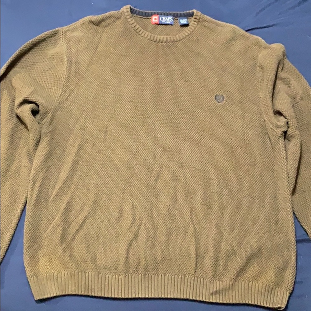 Brown Chaps long sleeve sweater